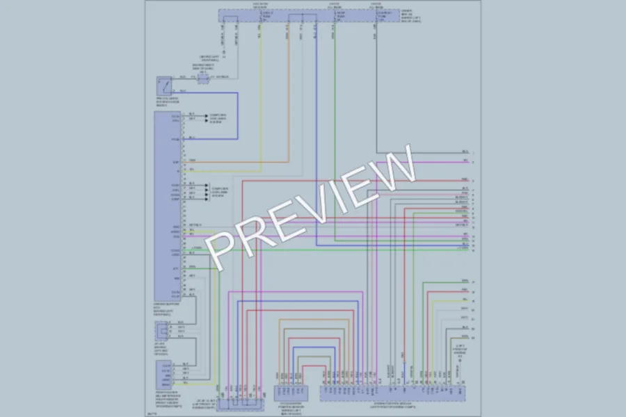 2008 Lexus LS460 Cruise Control wiring diagram preview