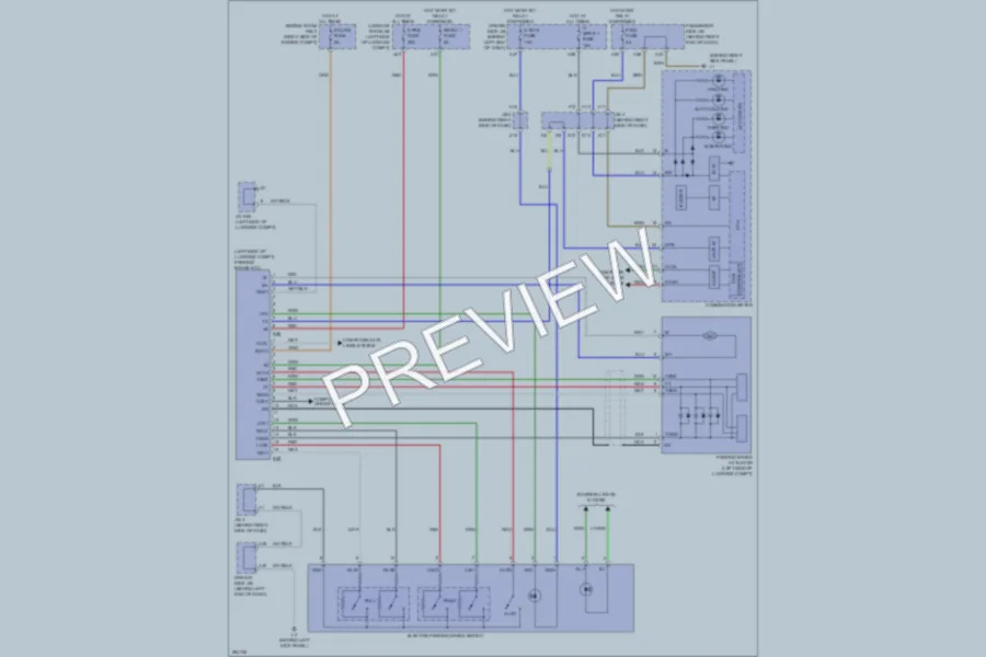 2008 Lexus LS460 Shift Interlock wiring diagram preview