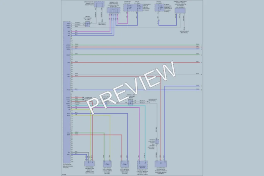 2008 Lexus LS600h Air Conditioning wiring diagram preview