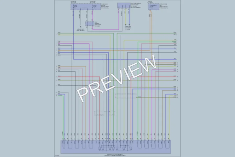 2008 Lexus LS600h Anti Lock Brakes wiring diagram preview