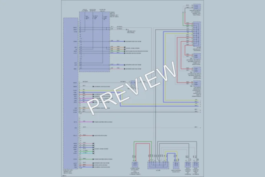 2008 Lexus LS600h Body Control Modules wiring diagram preview