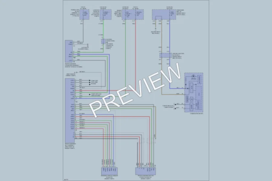 2008 Lexus LS600h Electronic Power Steering wiring diagram preview