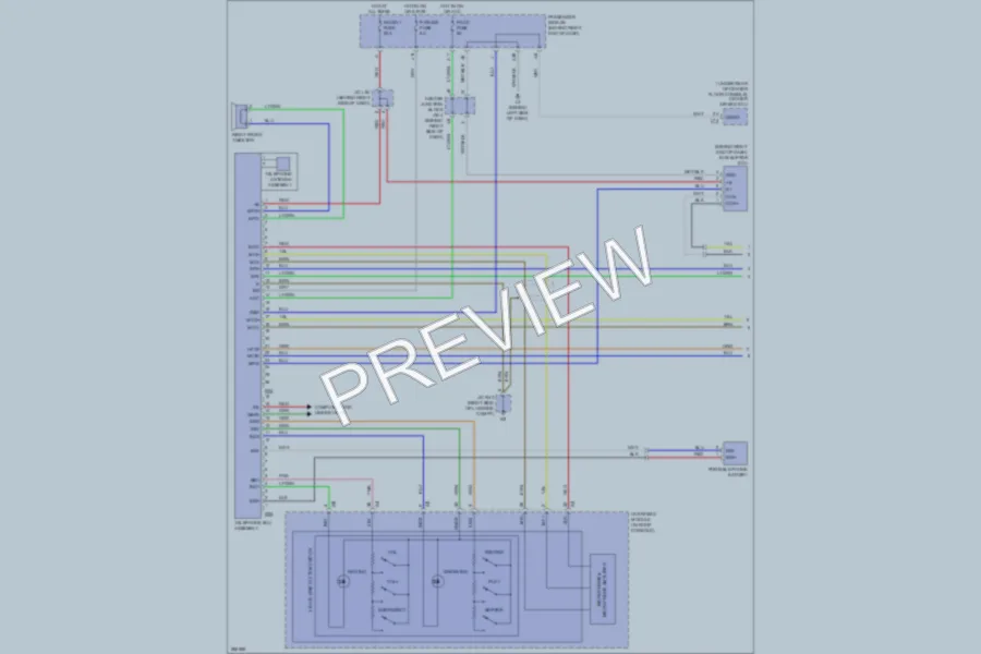 2008 Lexus LS600h Navigation wiring diagram preview