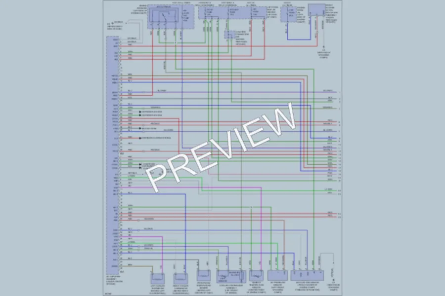 2008 Lexus LX570 Air Conditioning wiring diagram preview