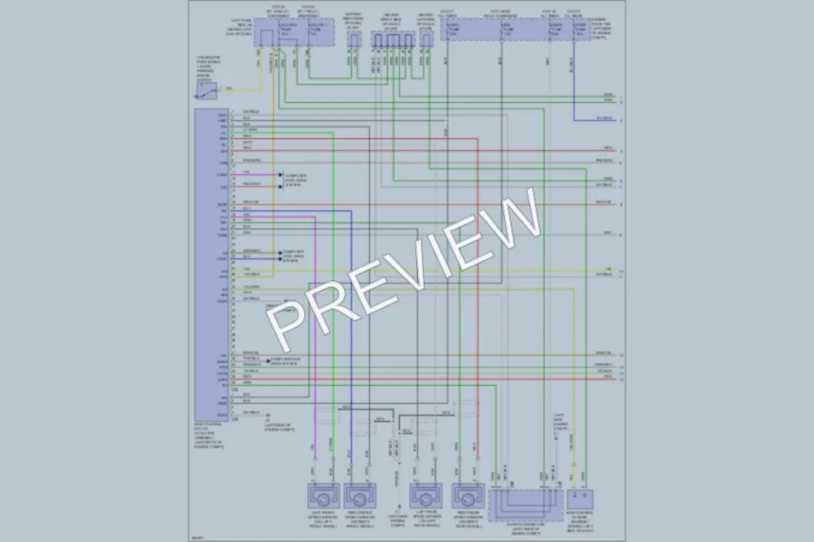 2008 Lexus LX570 Anti Lock Brakes wiring diagram preview