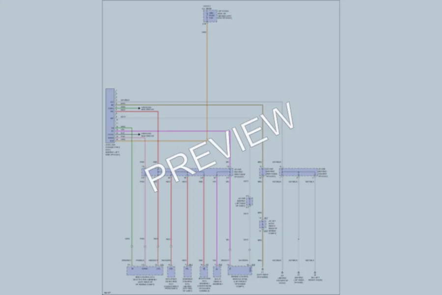 2008 Lexus LX570 Computer Data Lines wiring diagram preview