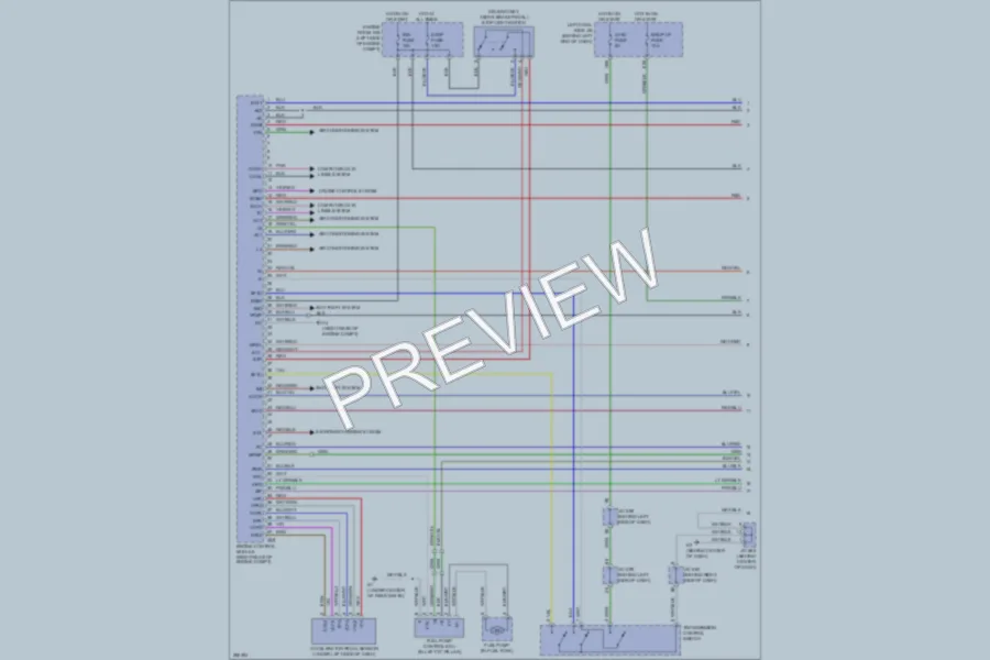 2008 Lexus LX570 Engine Performance wiring diagram preview