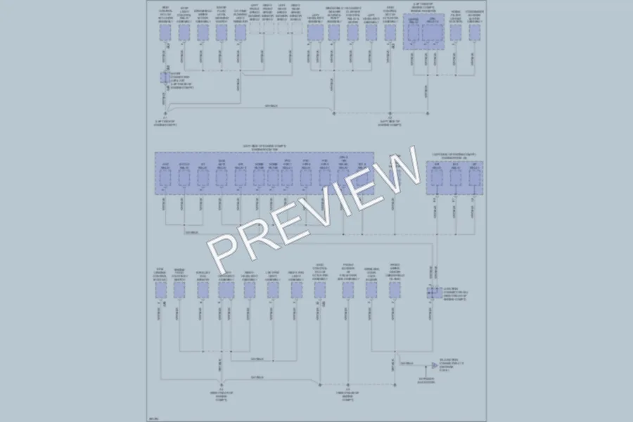 2008 Lexus LX570 Ground Distribution wiring diagram preview