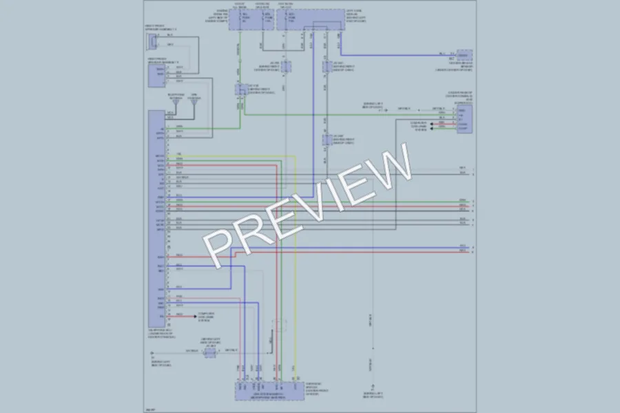 2008 Lexus LX570 Navigation wiring diagram preview