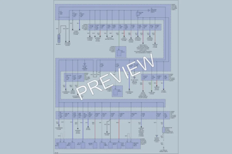 2008 Lexus LX570 Power Distribution wiring diagram preview