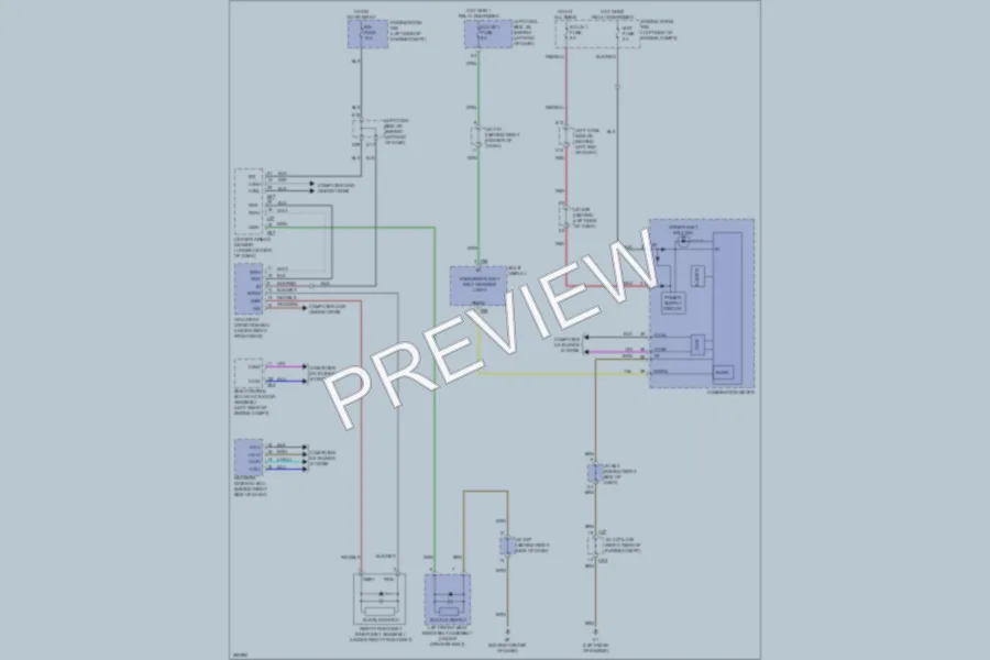 2008 Lexus LX570 Warning Systems wiring diagram preview