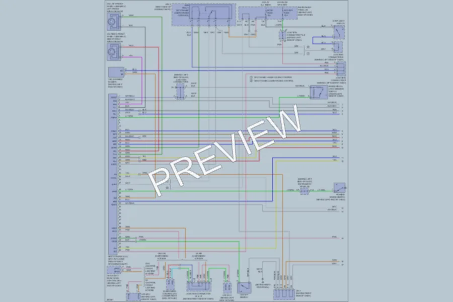 2008 Lexus RX350 Anti Lock Brakes wiring diagram preview