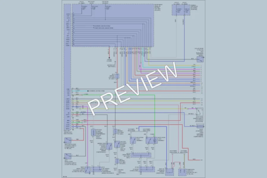 2008 Lexus RX350 Anti Theft wiring diagram preview