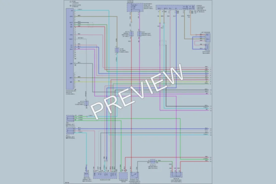 2008 Lexus RX350 Navigation wiring diagram preview