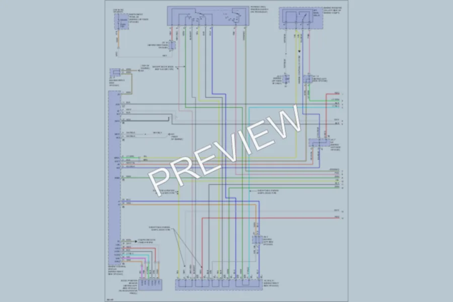 2008 Lexus RX350 Transmission wiring diagram preview
