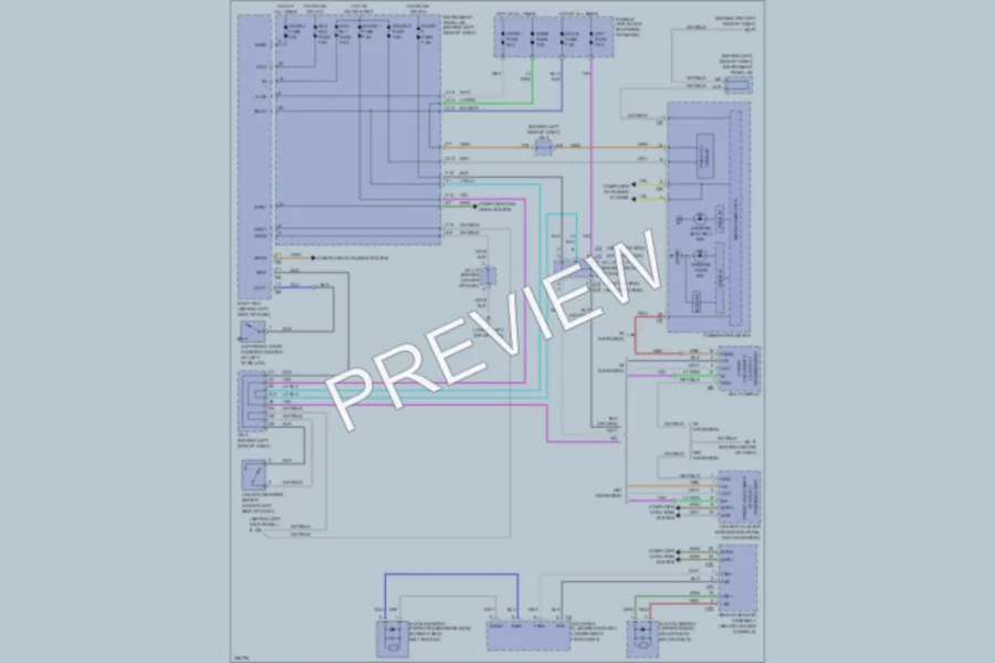 2008 Lexus RX350 Warning Systems wiring diagram preview