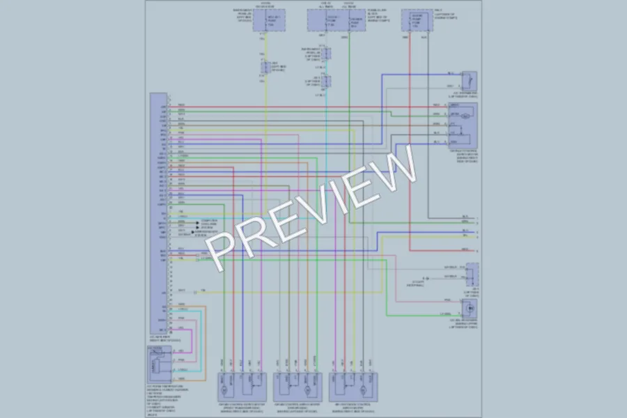 2008 Lexus RX400h Air Conditioning wiring diagram preview