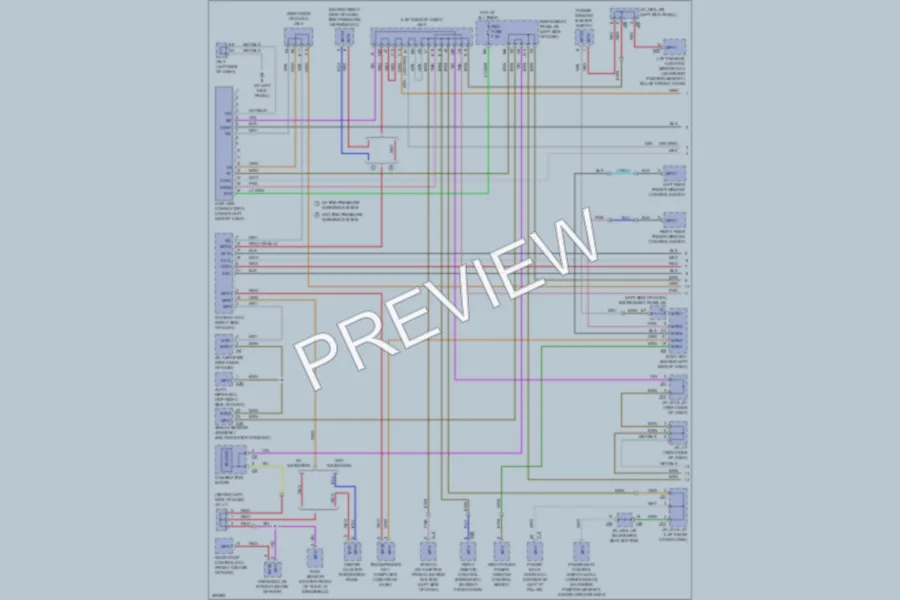 2008 Lexus RX400h Computer Data Lines wiring diagram preview
