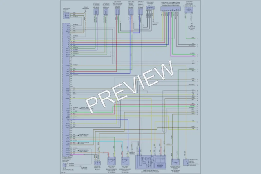 2008 Lexus RX400h Engine Performance wiring diagram preview