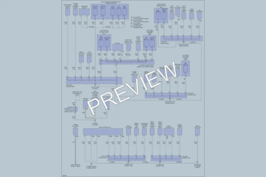 2008 Lexus RX400h Ground Distribution wiring diagram preview