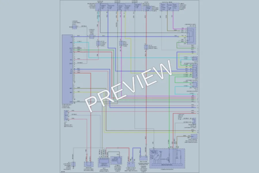 2008 Lexus RX400h Navigation wiring diagram preview