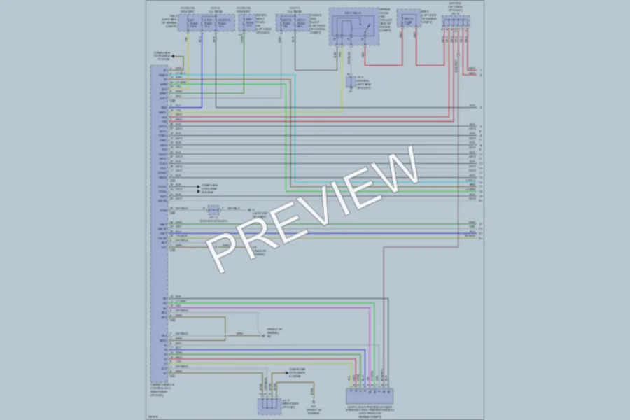 2008 Lexus RX400h Transmission wiring diagram preview