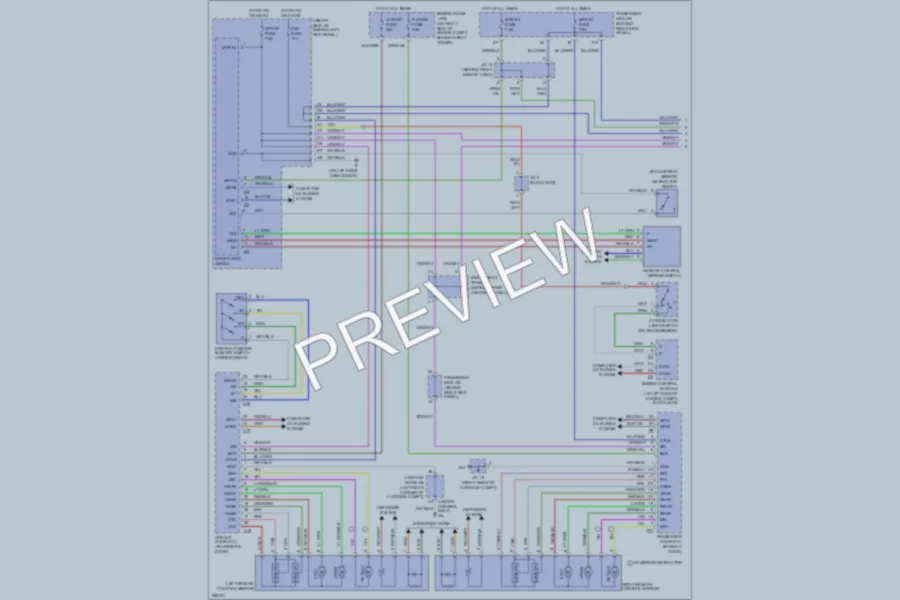 2008 Lexus SC430 Memory Systems wiring diagram preview