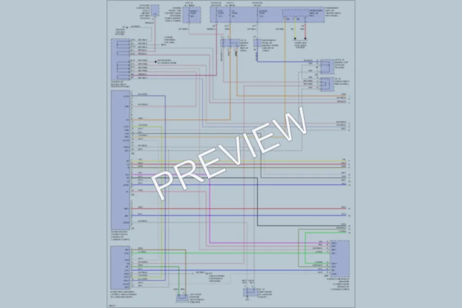 2008 Lexus SC430 Navigation wiring diagram preview