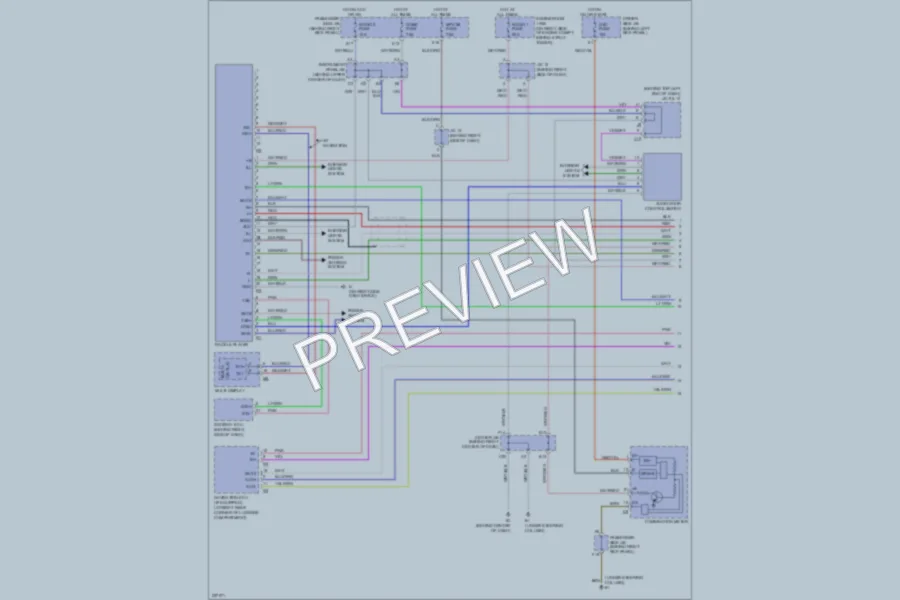 2008 Lexus SC430 Radio wiring diagram preview