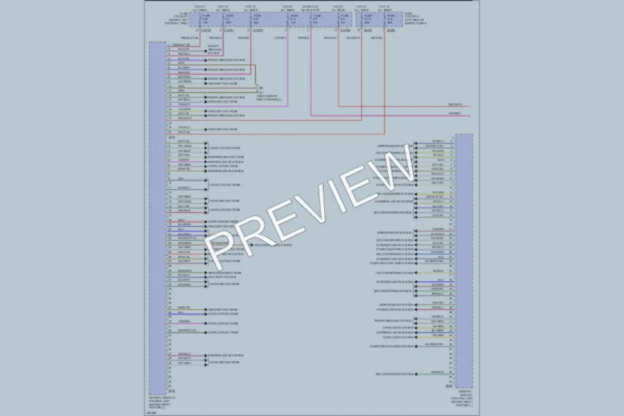 2008 MINI Cooper Body Control Modules wiring diagram preview