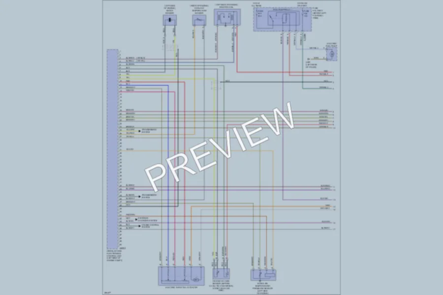 2008 MINI Cooper Engine Performance wiring diagram preview