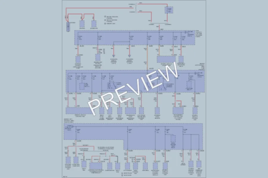 2008 MINI Cooper Power Distribution wiring diagram preview