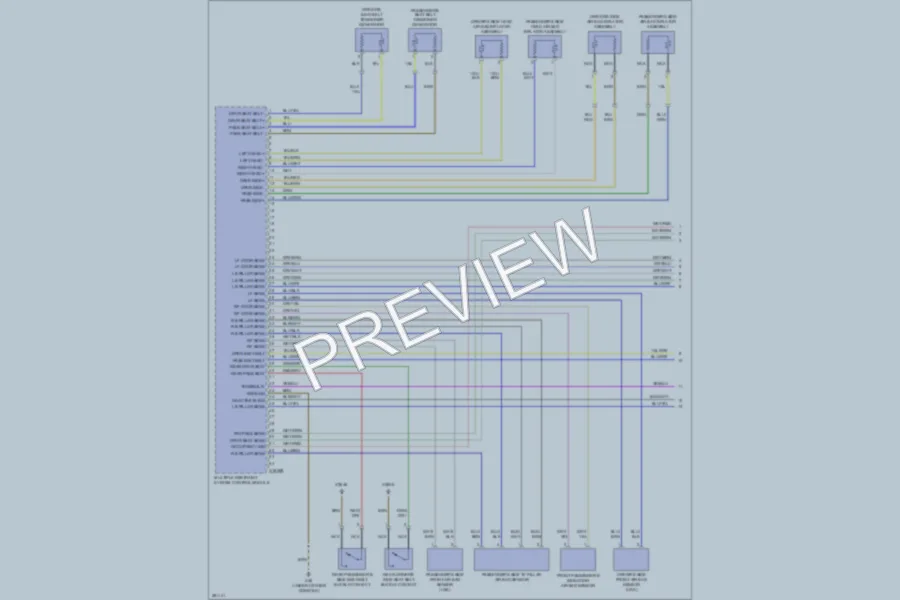 2008 MINI Cooper Supplemental Restraints wiring diagram preview
