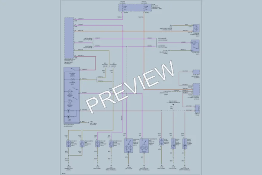 2008 MINI CooperClubman Interior Lights wiring diagram preview