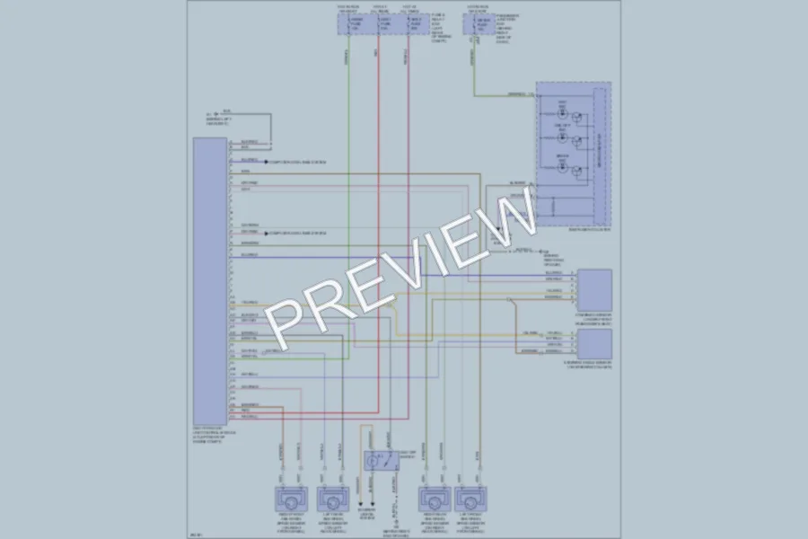 2008 Mazda 3 Anti Lock Brakes wiring diagram preview