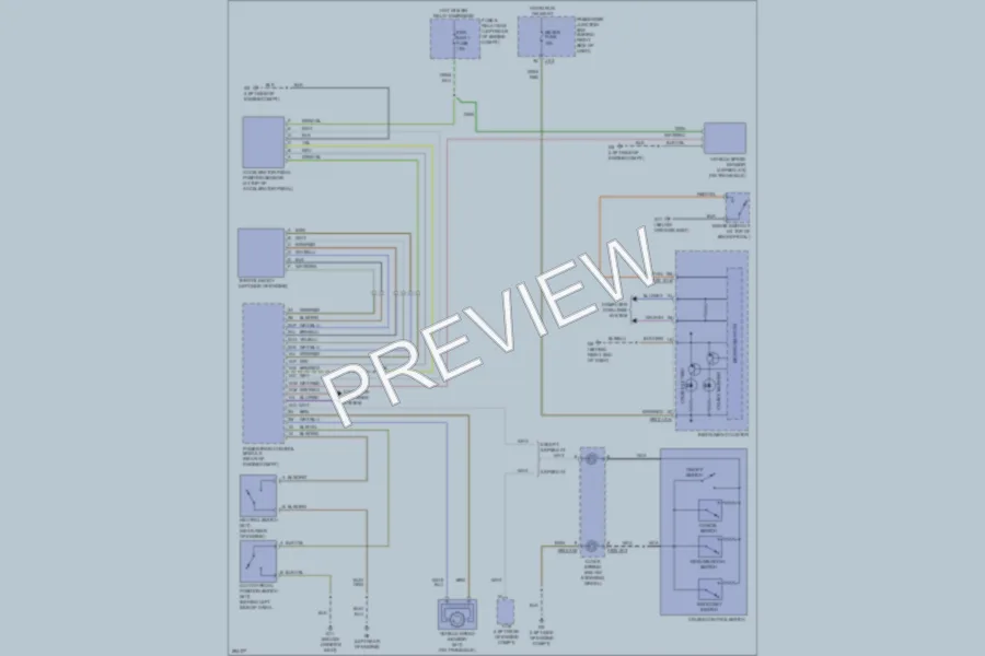 2008 Mazda 3 Cruise Control wiring diagram preview