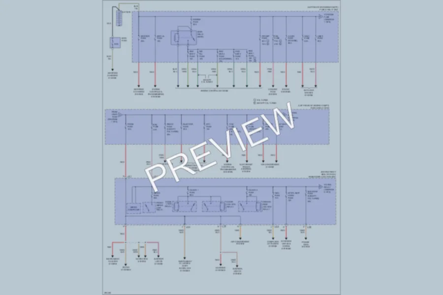 2008 Mazda 3 Power Distribution wiring diagram preview