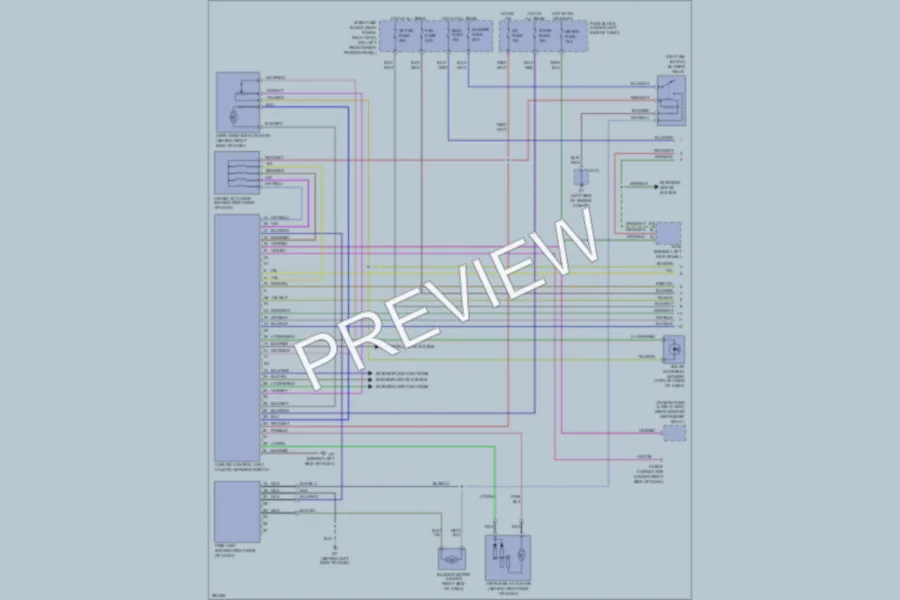 2008 Mazda 6 Air Conditioning wiring diagram preview