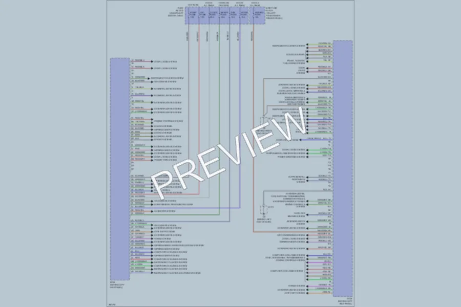 2008 Mazda 6 Body Control Modules wiring diagram preview