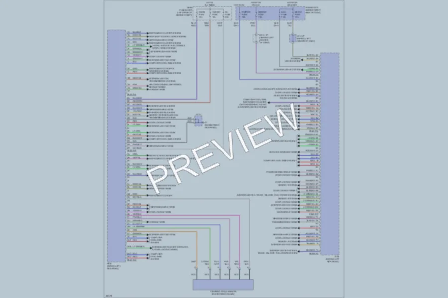 2008 Mazda CX9 Body Control Modules wiring diagram preview