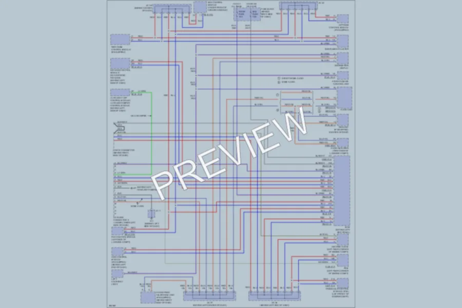 2008 Mazda CX9 Computer Data Lines wiring diagram preview