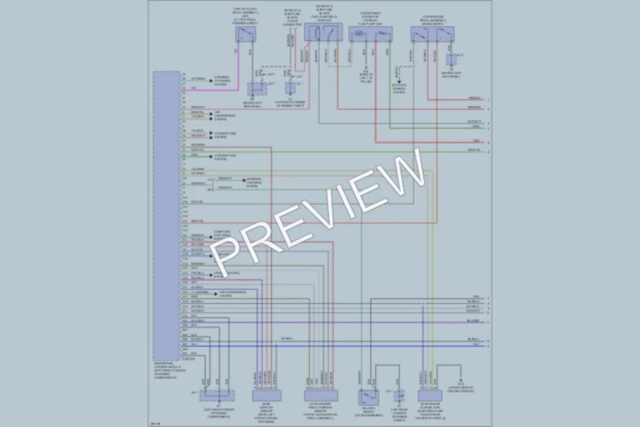 2008 Mazda MX5Miata Engine Performance wiring diagram preview