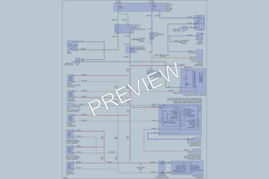 2008 Mazda MX5Miata Interior Lights wiring diagram preview