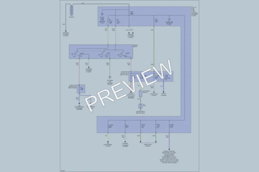 2008 Mazda MX5Miata Power Distribution wiring diagram preview