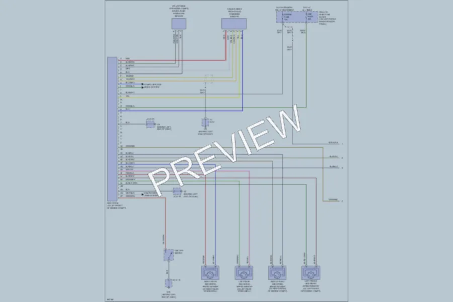 2008 Mazda RX8 Anti Lock Brakes wiring diagram preview
