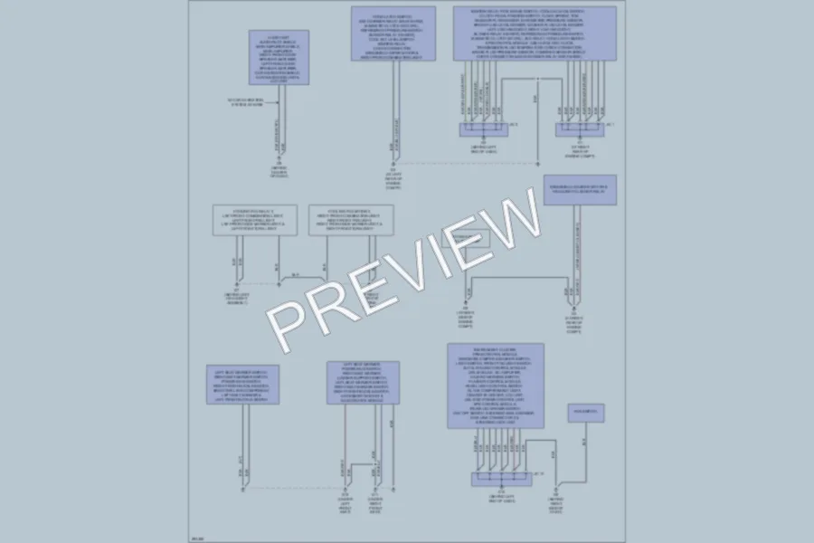2008 Mazda RX8 Ground Distribution wiring diagram preview