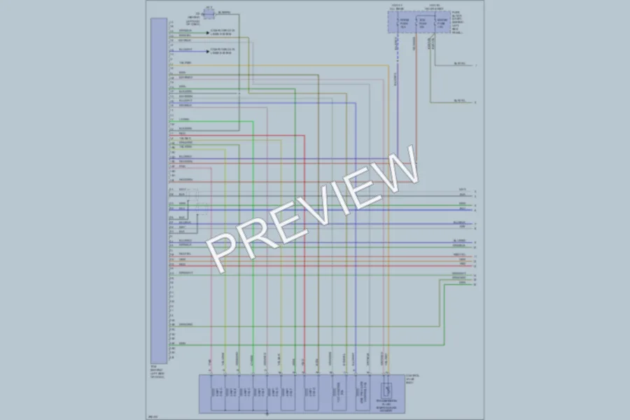 2008 Mazda RX8 Transmission wiring diagram preview