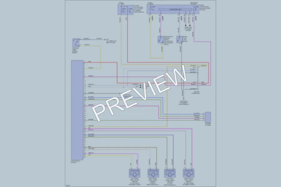 2008 Mazda Tribute Anti Lock Brakes wiring diagram preview