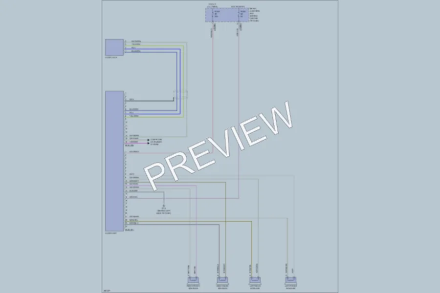 2008 Mazda Tribute Radio wiring diagram preview