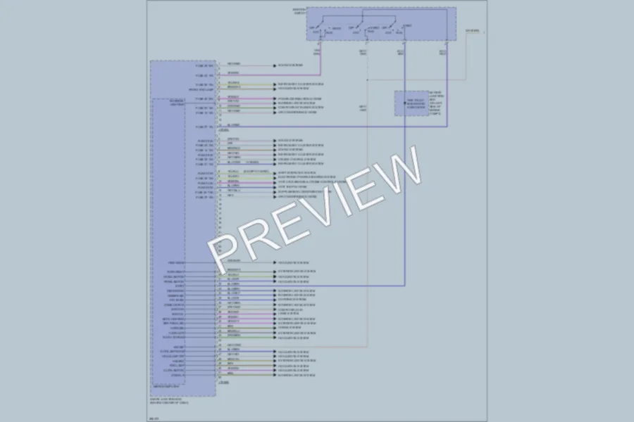 2008 Mazda TributeHybrid Body Control Modules wiring diagram preview